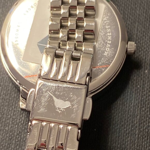 Olivia Burton Stainless Steel Watch with Crystals + Lace Flowers on Watch Face main image 6
